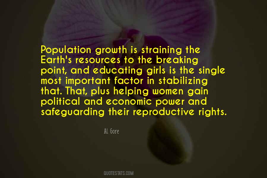 Quotes About Population Growth #517342