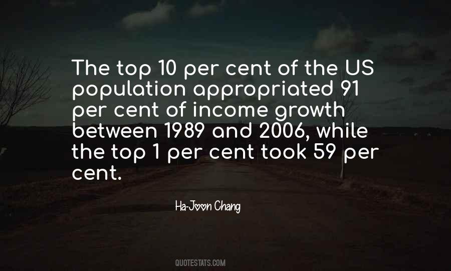 Quotes About Population Growth #621193