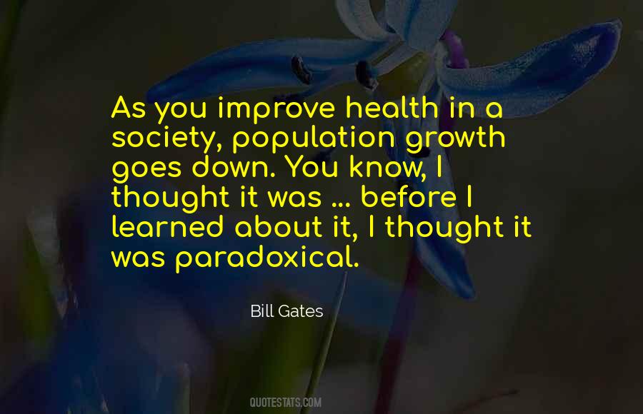 Quotes About Population Growth #867454