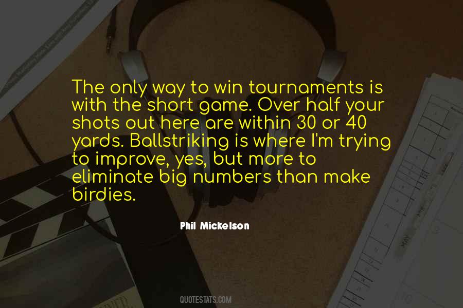 Quotes About Tournaments #440357