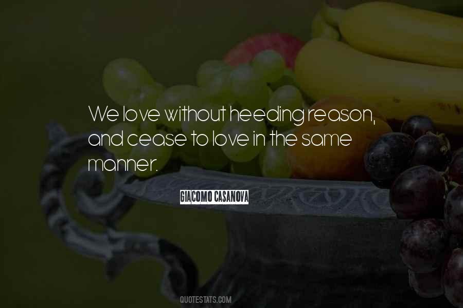 Quotes About Love Without Reason #958742