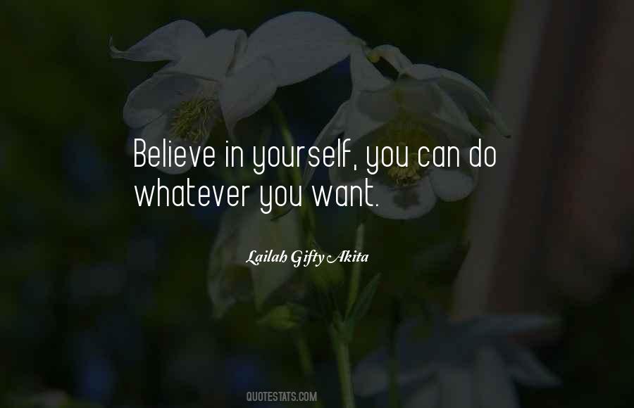 Quotes About Believing In You #70346