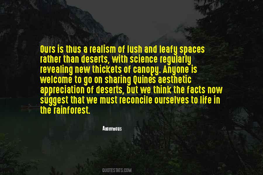 Quotes About The Rainforest #421151