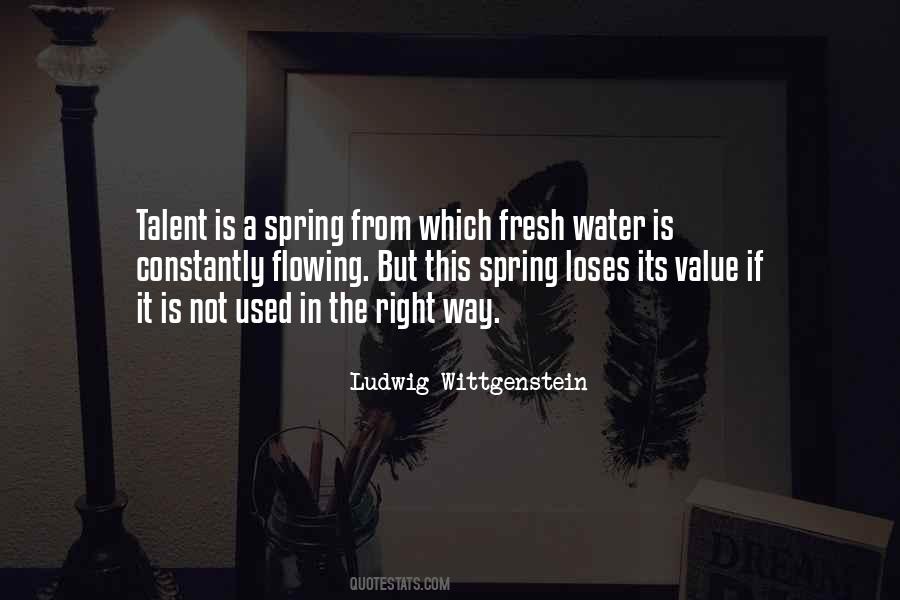 Quotes About Flowing Water #796365