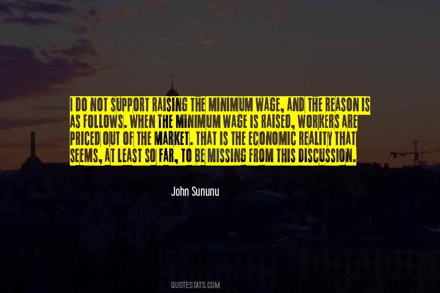 Quotes About Raising The Minimum Wage #601937