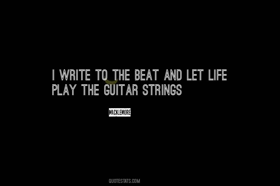 Quotes About Guitar Strings #1690764