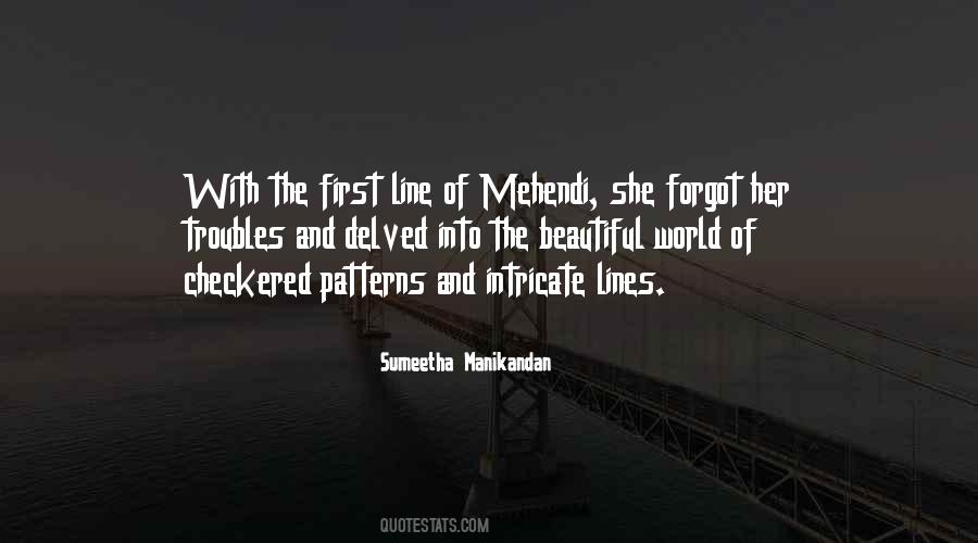 These Lines Of Mehendi Quotes #295053