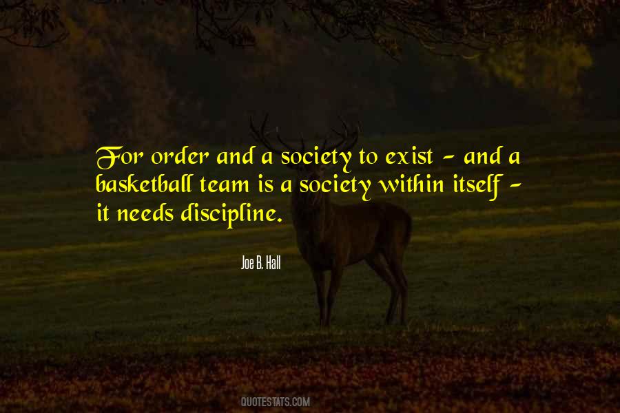 Quotes About Order And Discipline #1001009