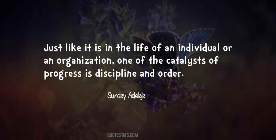 Quotes About Order And Discipline #697538