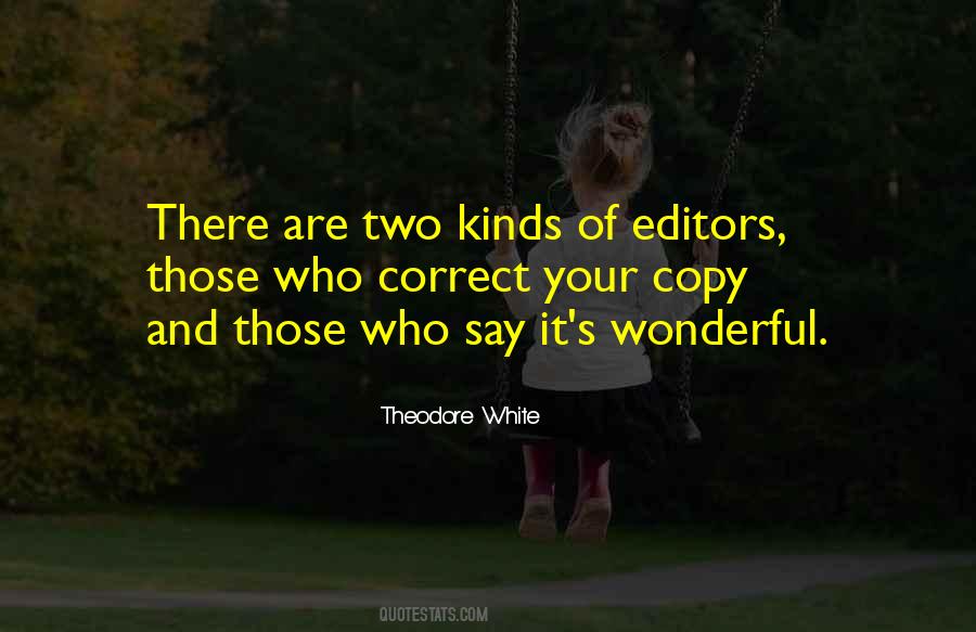 Quotes About Copy Editors #1841146