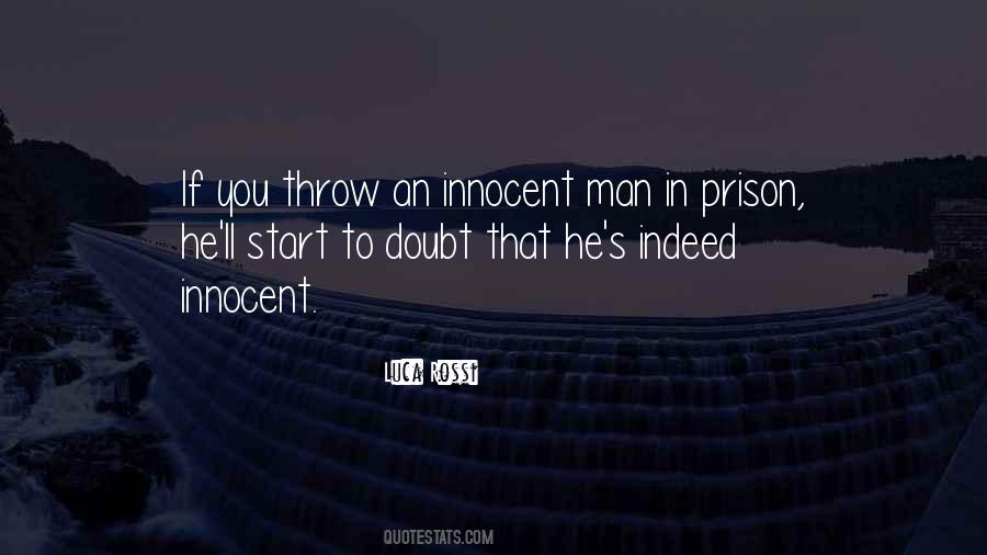 Quotes About Innocent Man #238438