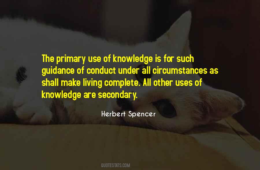 Use Of Knowledge Quotes #493352