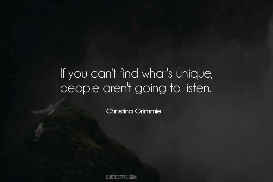 Unique People Quotes #1684653