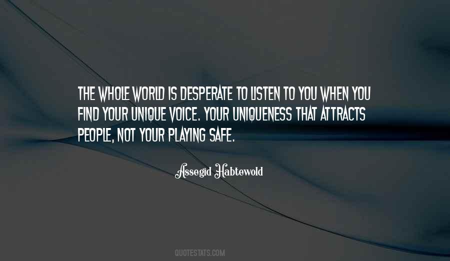 Unique People Quotes #189249
