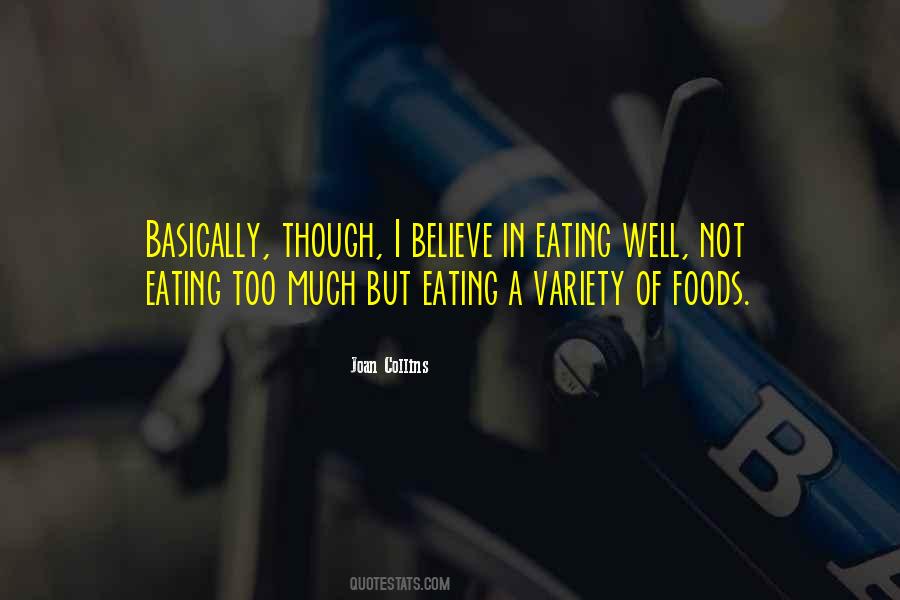 Quotes About Eating Well #195364