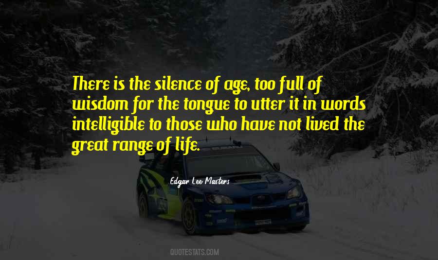 Silence In Life Quotes #162809