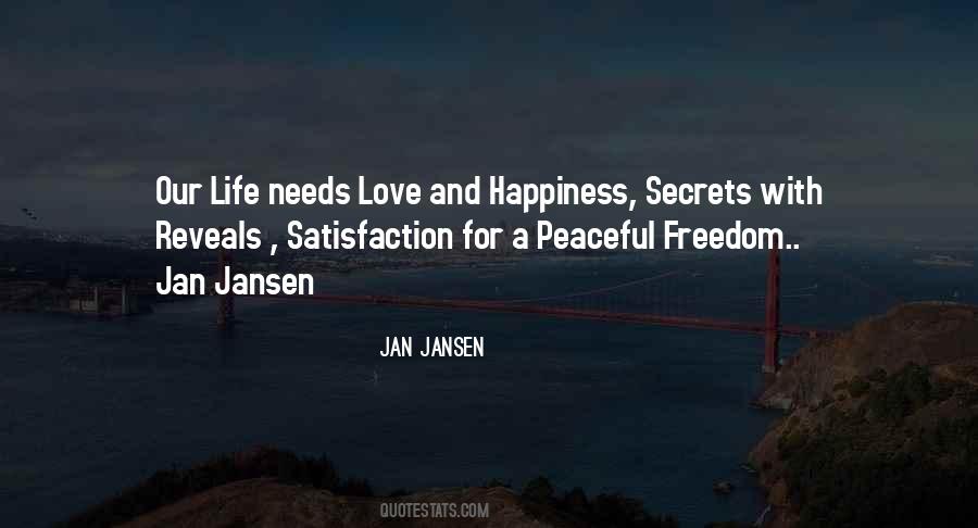 Secrets To Happiness Quotes #1854751