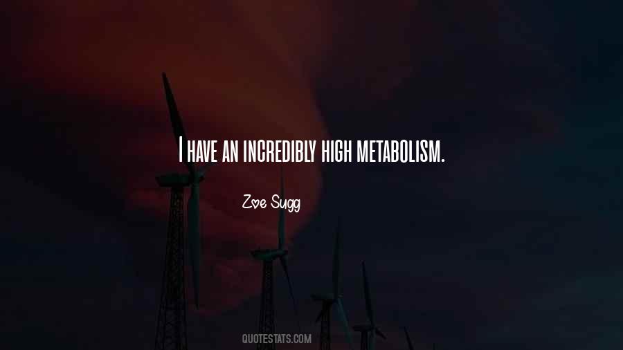 Quotes About Metabolism #1752215