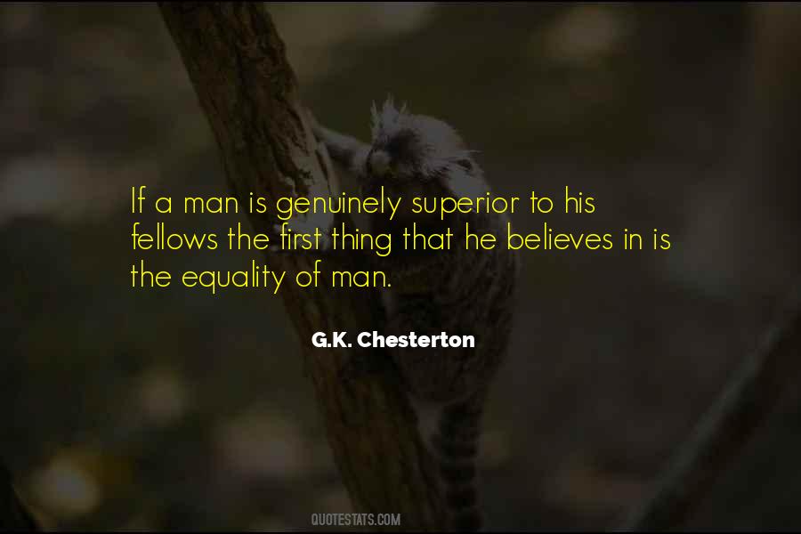 Quotes About Superior Man #127049