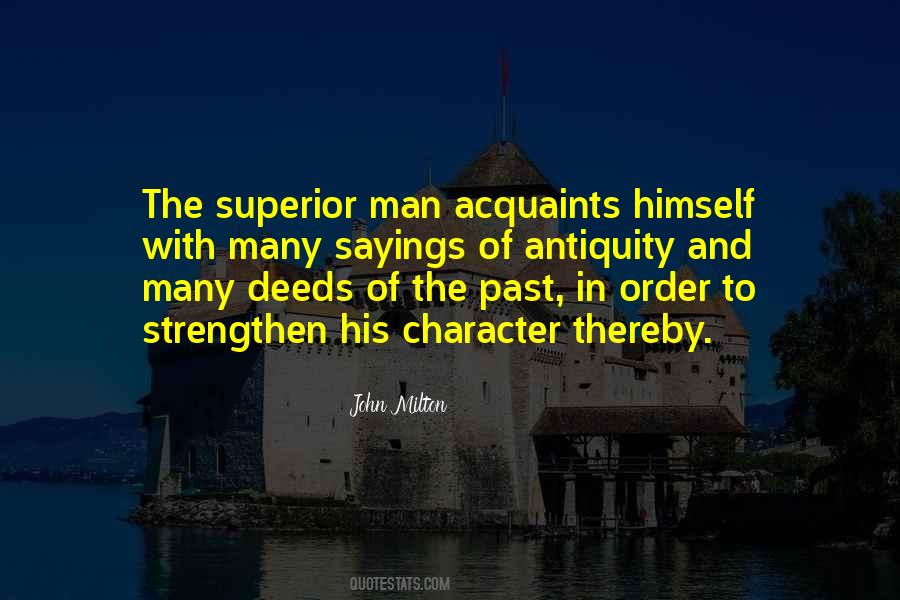 Quotes About Superior Man #1401205