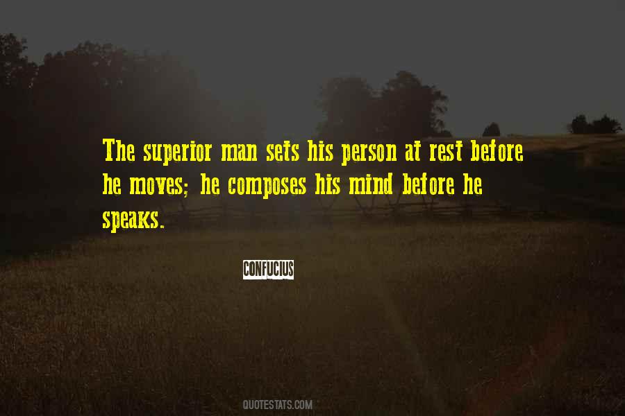 Quotes About Superior Man #1674725