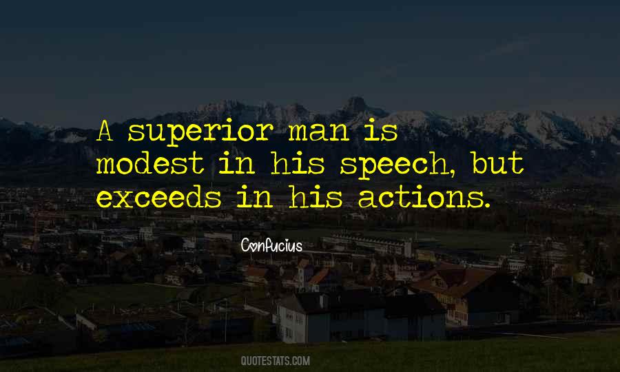 Quotes About Superior Man #1722669