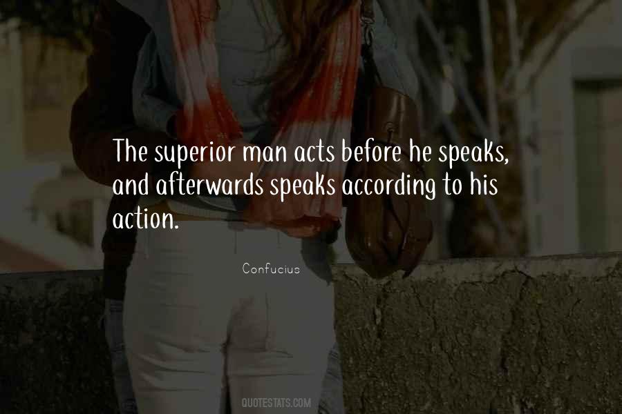 Quotes About Superior Man #1834012