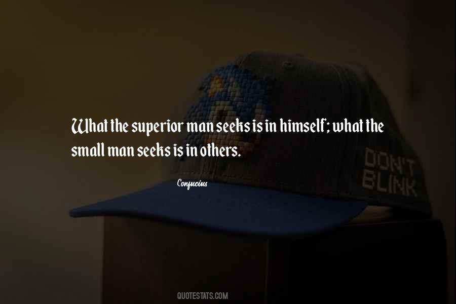 Quotes About Superior Man #598