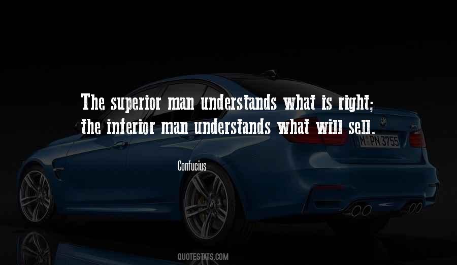 Quotes About Superior Man #820984