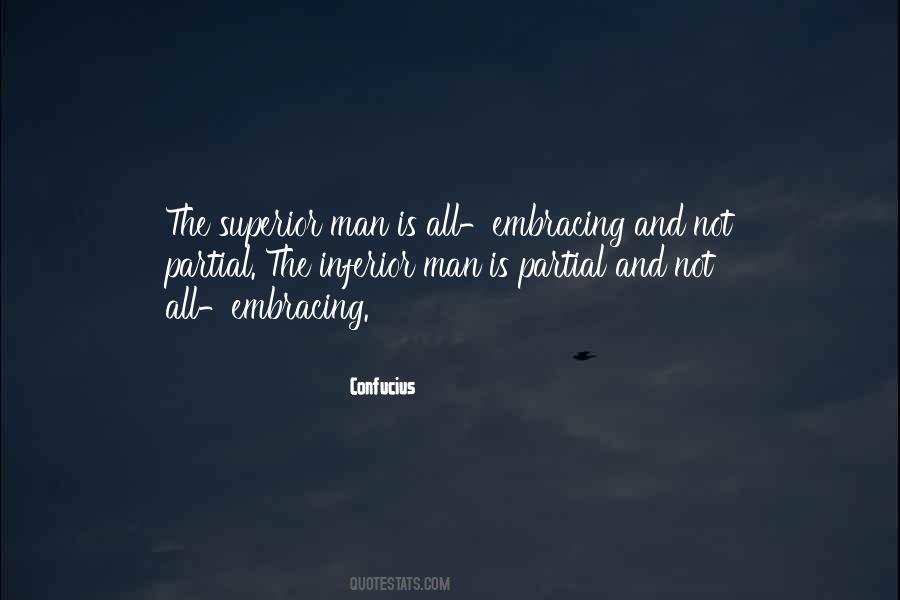 Quotes About Superior Man #951680