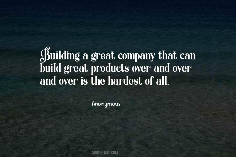 Quotes About Building A Company #77090