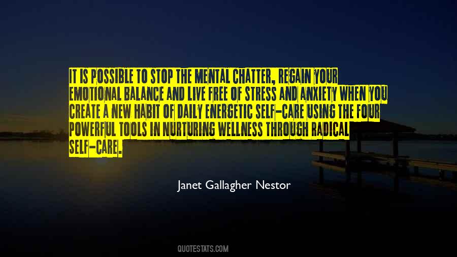 Mental Balance Quotes #416709