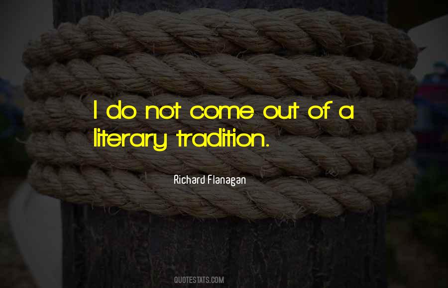 Literary Tradition Quotes #1464829