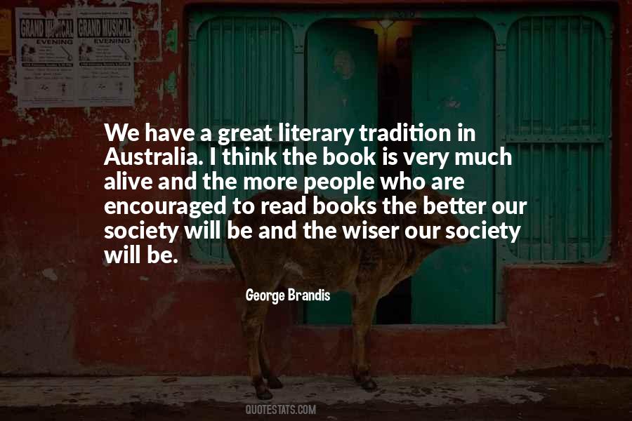 Literary Tradition Quotes #1487386