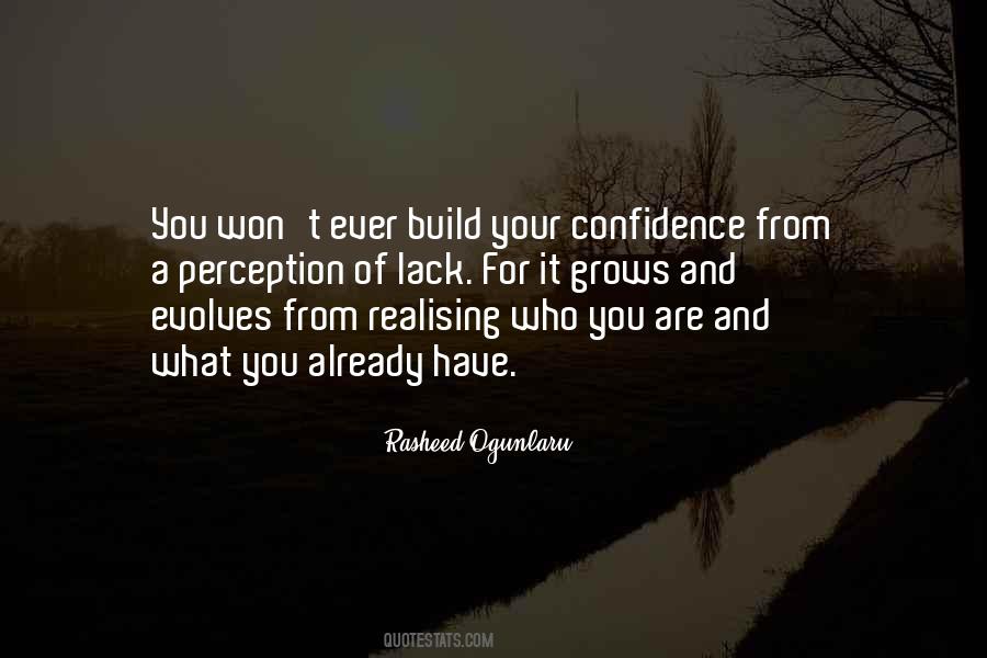 Quotes About Lack Of Confidence #1141369