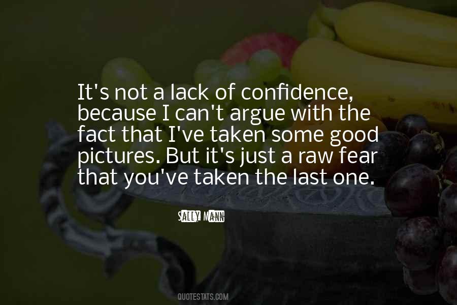 Quotes About Lack Of Confidence #1448995