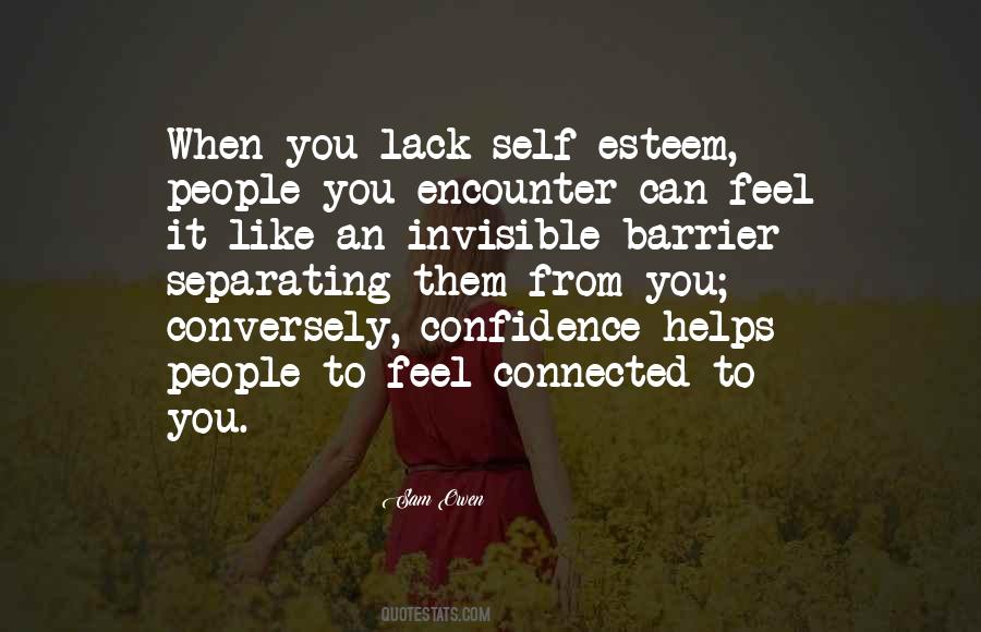 Quotes About Lack Of Confidence #219967