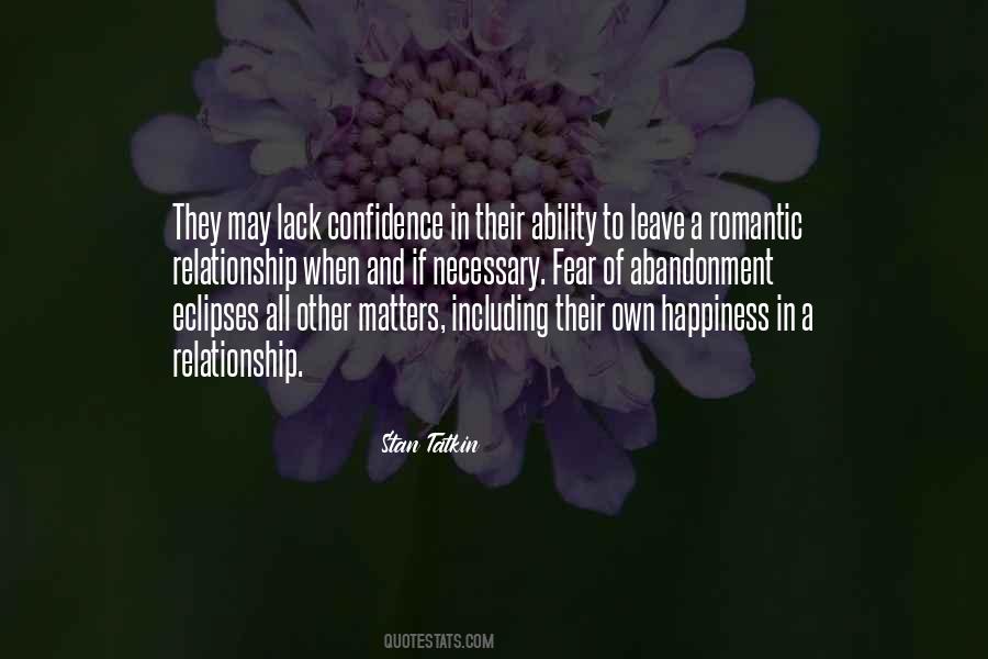Quotes About Lack Of Confidence #327647
