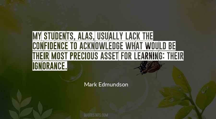 Quotes About Lack Of Confidence #406075