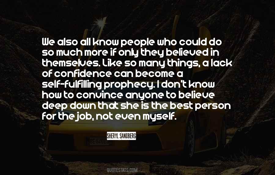 Quotes About Lack Of Confidence #918207
