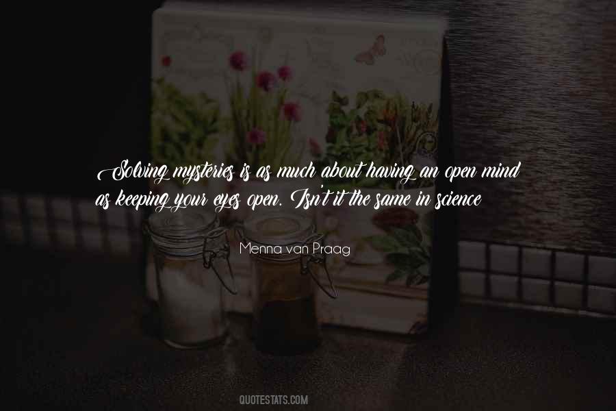 Quotes About Solving Mysteries #255540