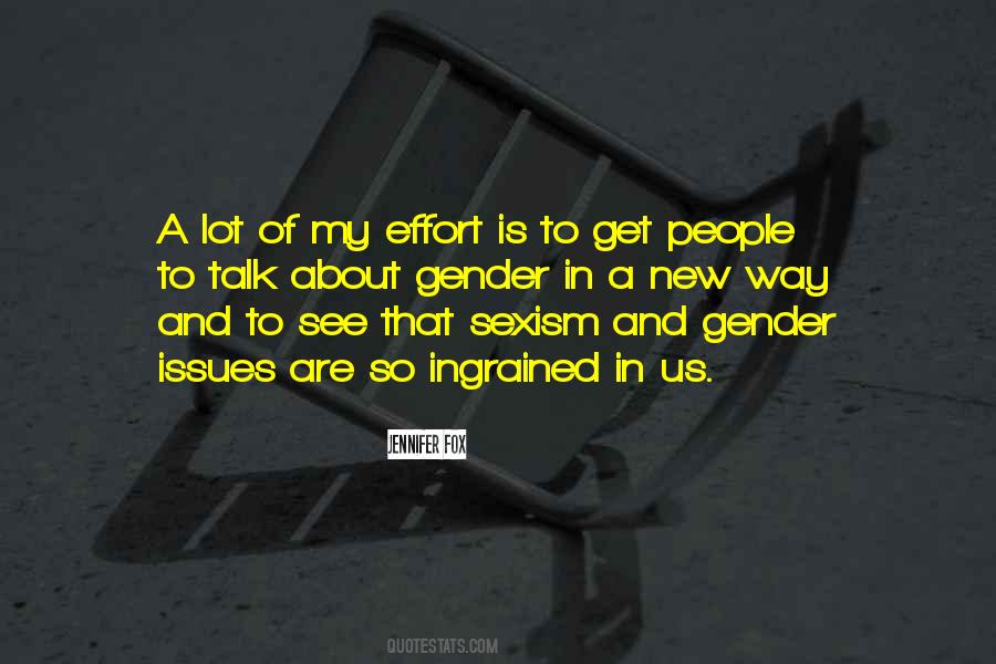Gender Issues Quotes #1436422