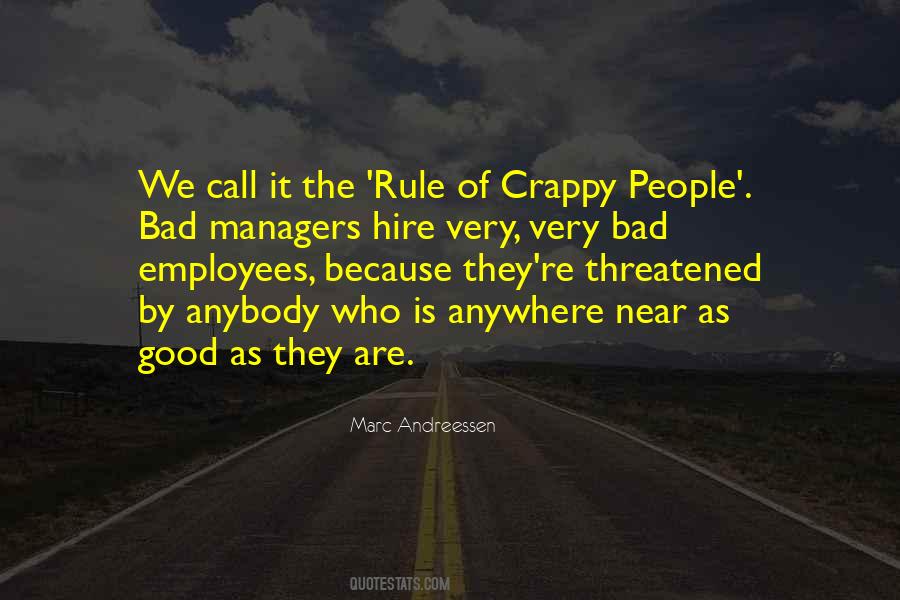 Quotes About Bad Managers #1110746