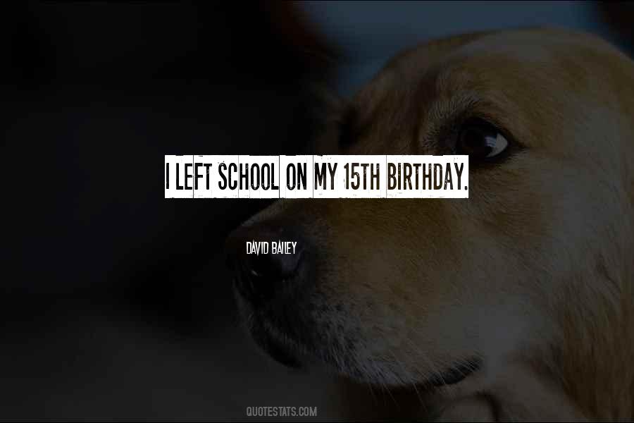 Quotes About 15th Birthday #1353996