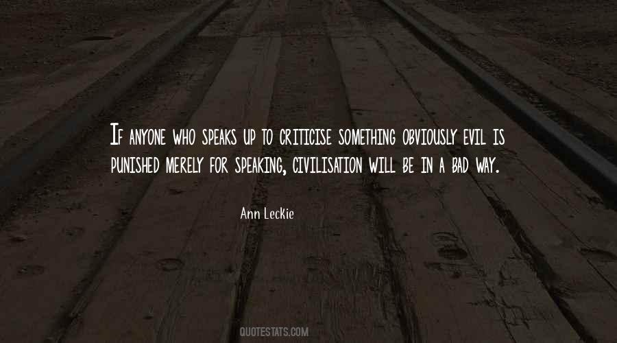 Quotes About Speaking Up #590795