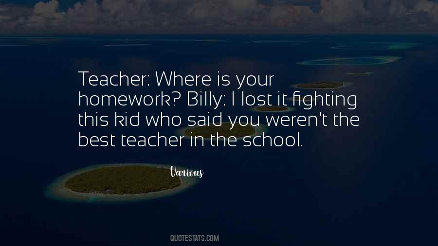 The Best Teacher Quotes #1662223