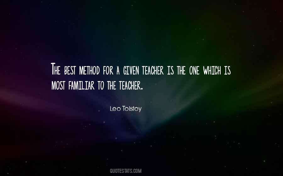 The Best Teacher Quotes #398737
