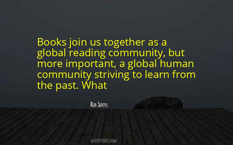 Quotes About Global Community #1644618