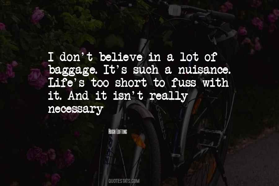 Quotes About Baggage Life #437665