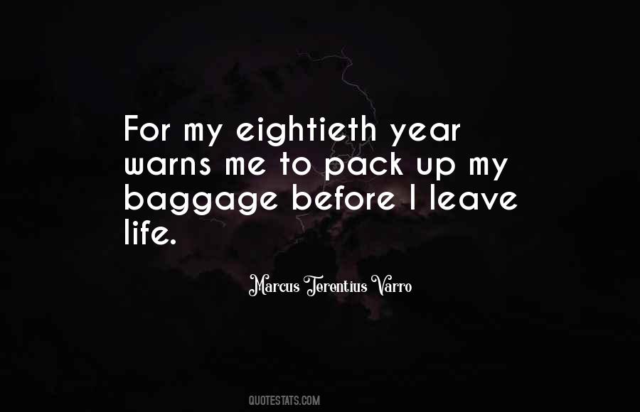 Quotes About Baggage Life #889257